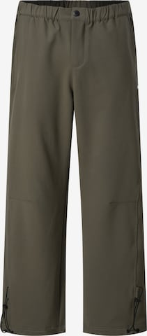 regular Pantaloni per outdoor 'SAUMREGULIERUNG' di YOUTHUP in verde: frontale