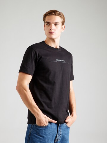 Maglietta di Calvin Klein Jeans in nero: frontale
