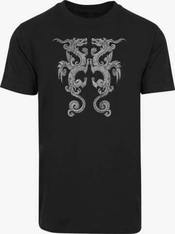 Merchcode T-Shirt 'Anne Stokes - Dragon Mage' in Schwarz: predná strana