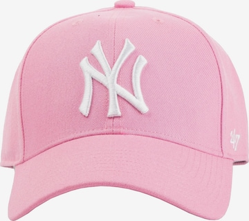 47 Cap '47 Brand New York Yankees MVP' in Pink: front