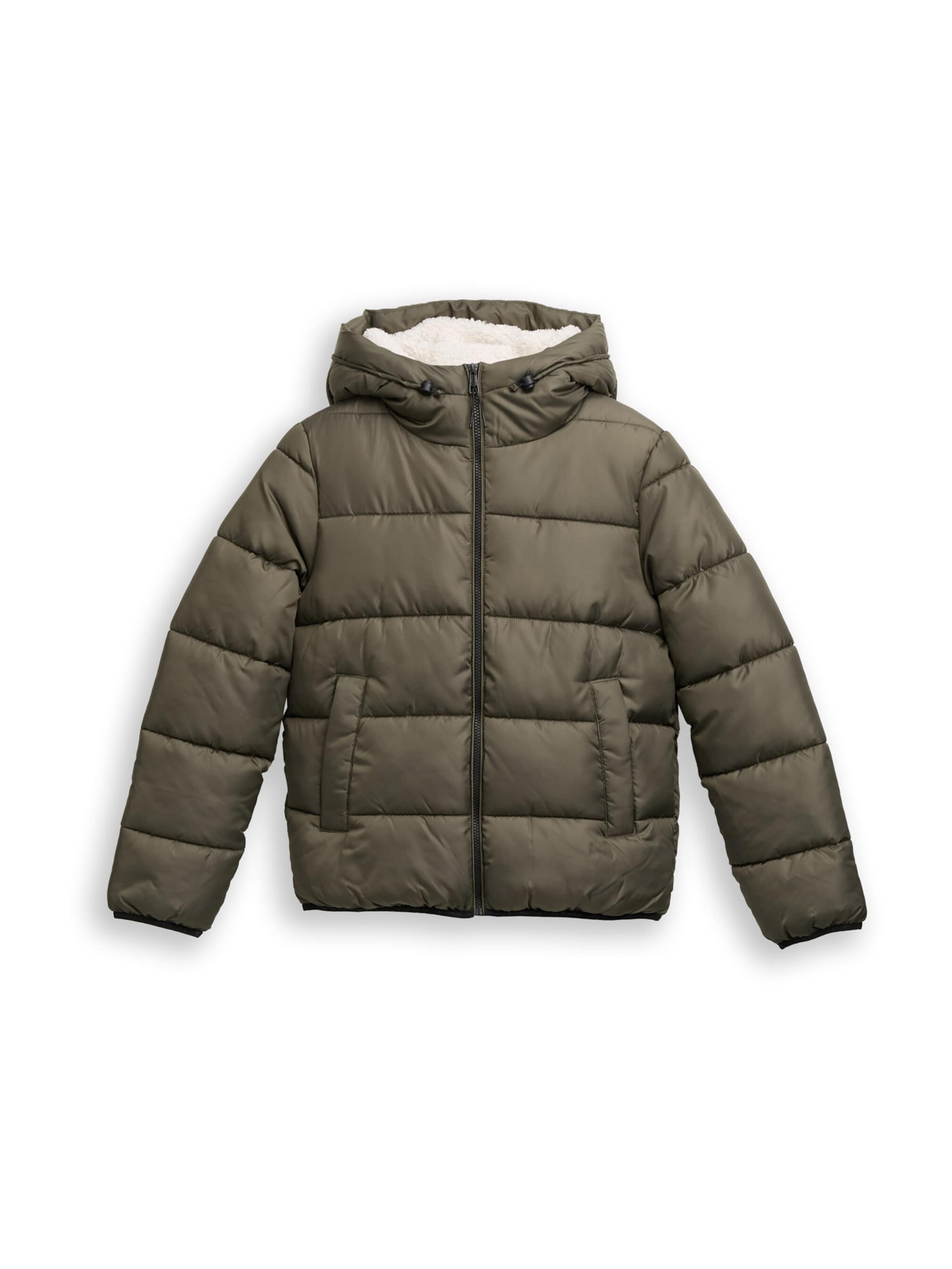 TOM TAILOR DENIM Téli dzseki - zöld: elől