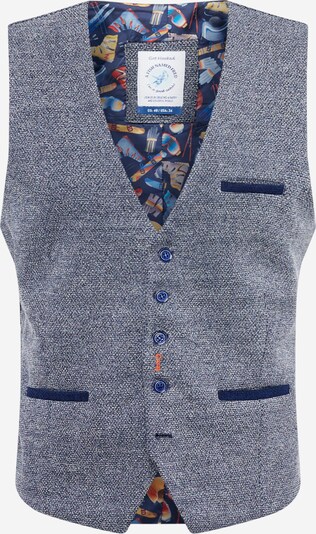 A Fish named Fred Suit Vest in Navy / mottled blue, Item view