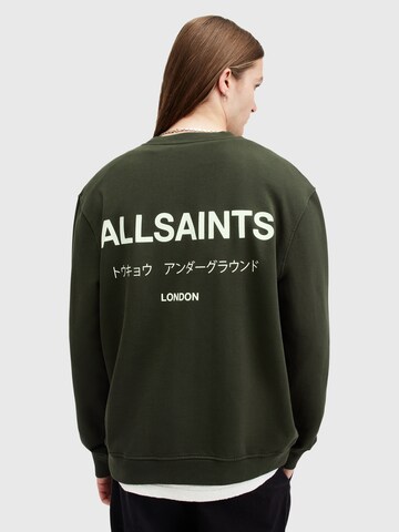 Sweat-shirt AllSaints en vert : devant