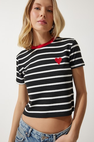 Happiness İstanbul Majica | črna barva