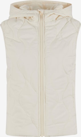 Gilet di Urban Classics in bianco: frontale