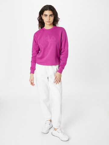 FILA Sportsweatshirt 'BEVAIX' in Pink