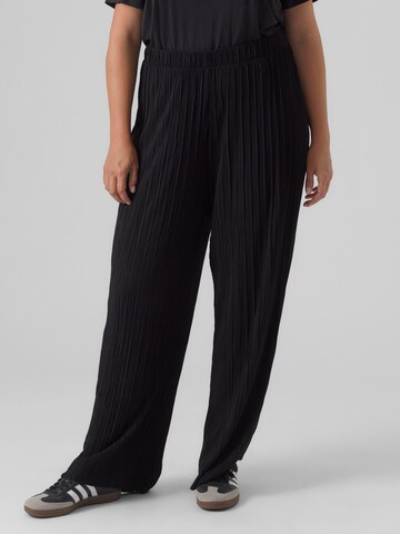 Wide Leg Pantalon Vero Moda Curve en noir : devant
