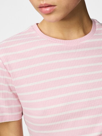 PIECES Μπλουζάκι 'PCRUKA' σε ροζ