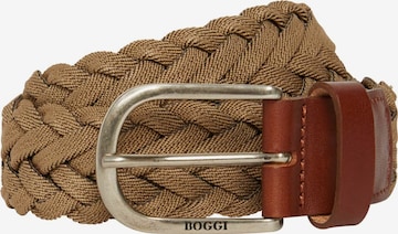 Boggi Milano Riem 'Woven' in Bruin: voorkant