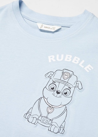 MANGO KIDS Shirts 'Pawrub' i blå