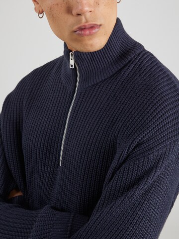 JACK & JONES Pulóver 'JJKAITO' - kék