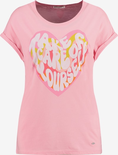 Key Largo T-shirt 'WT CAREFUL' en orange / rose / blanc, Vue avec produit