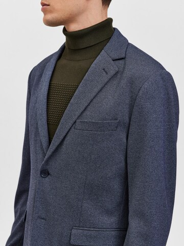 SELECTED HOMME Regular fit Colbert 'OLIVER' in Blauw