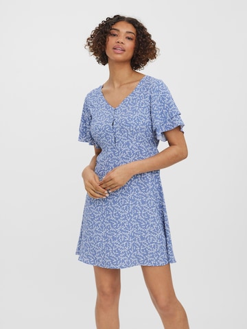 VERO MODA Kleid 'CATCH' in Blau: predná strana