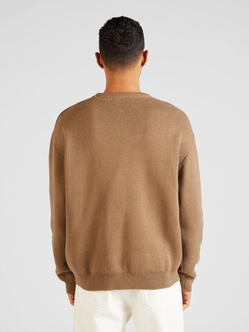 WEEKDAY Pullover 'Fabian' in Braun