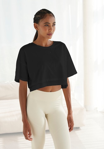 LASCANA Shirt in Black: front