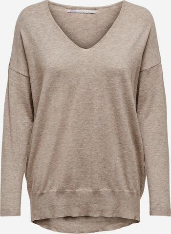 ONLY Sweater 'Lely' in Beige: front