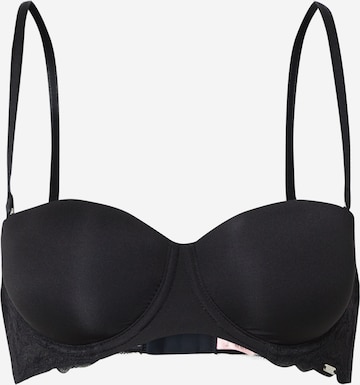 Hunkemöller Balconette Melltartó 'Angie' - fekete: elől