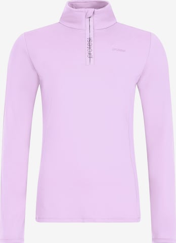 PROTEST Sportsweatshirt 'REFABRIZ' in Lila: Vorderseite