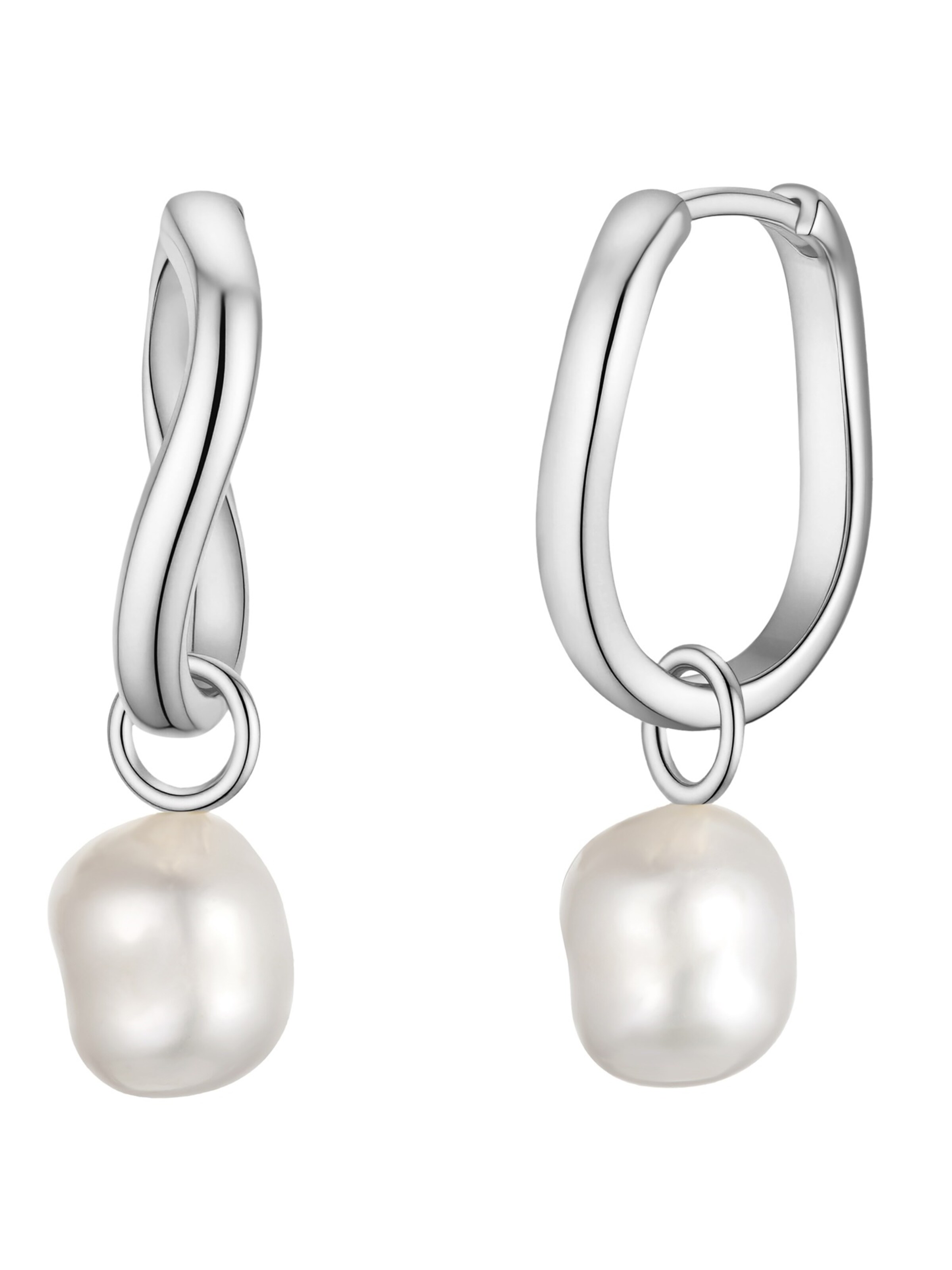 Glanzstücke München Ohrringe in weiß, Produktansicht