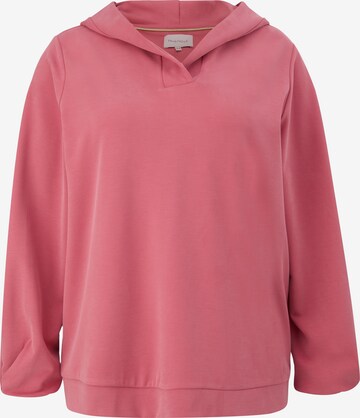 TRIANGLE Sweatshirt in Roze: voorkant