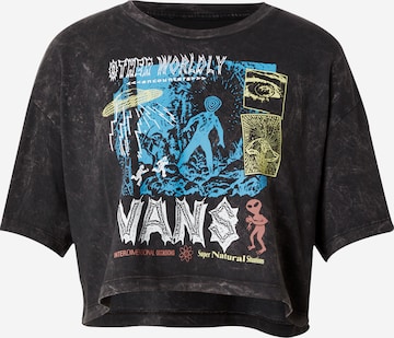 Tricou 'SUPER NATURAL' de la VANS pe negru: față