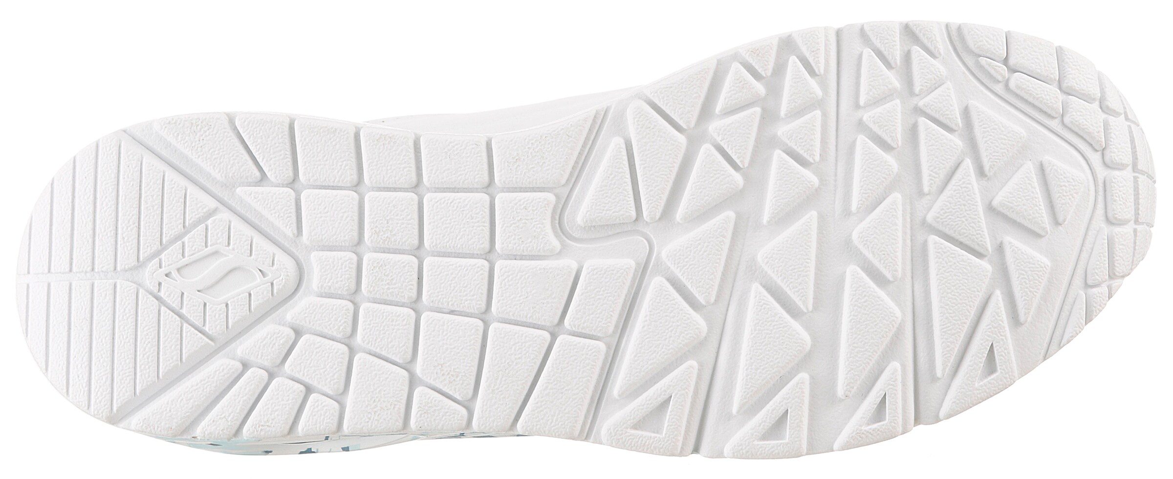 SKECHERS Platform trainers 'Uno - Spread The Love' in White