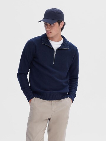 SELECTED HOMME Sweater 'Axel' in Blue