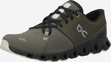 On Running Shoes 'CloudX3' in Green: front