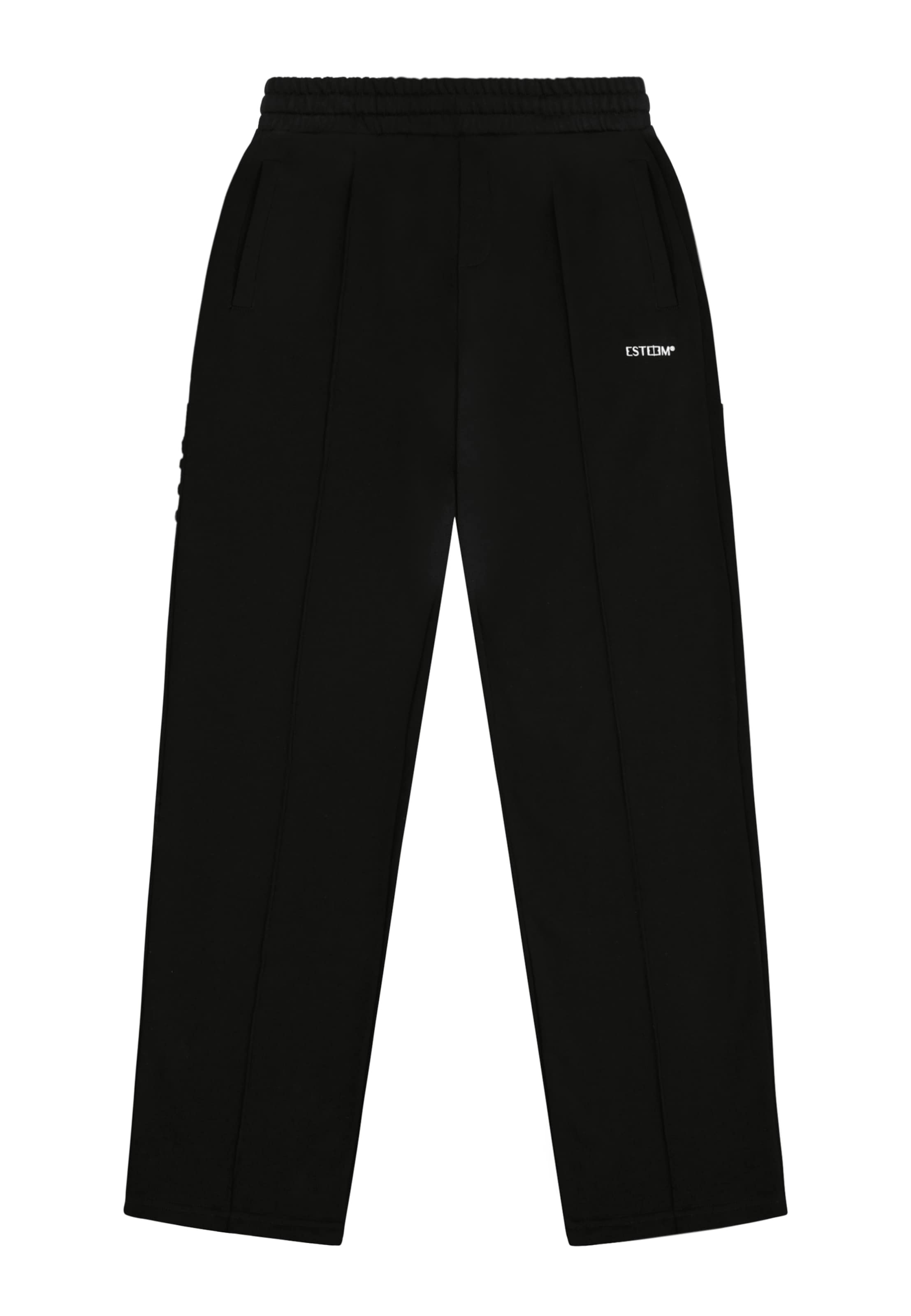 ESTEEM Pants ' Essential Loose ' in Black: front
