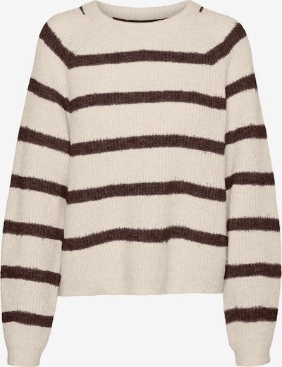 Pullover 'Asta' VERO MODA di colore crema / marrone scuro, Visualizzazione prodotti