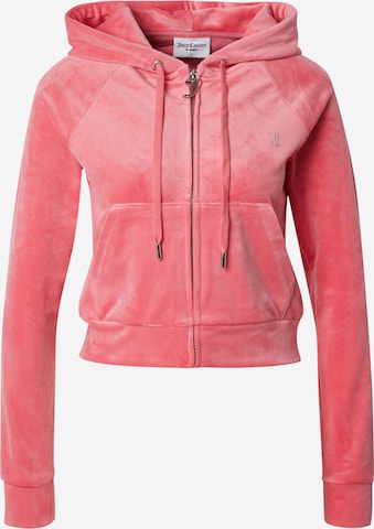 Juicy Couture Кофта на молнии 'MADISON' в Ярко-розовый: спереди