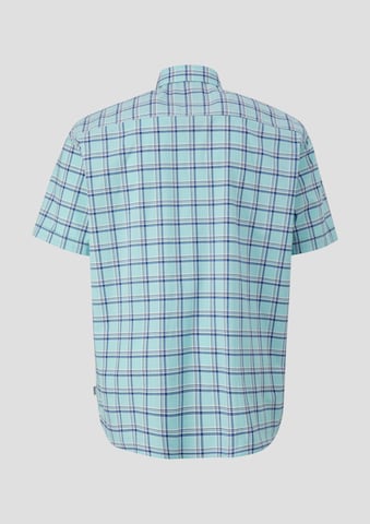 s.Oliver Men Big Sizes Regular Fit Hemd in Blau: zadná strana