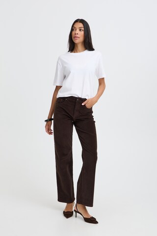 b.young Loosefit Hose 'ASIK' in Braun