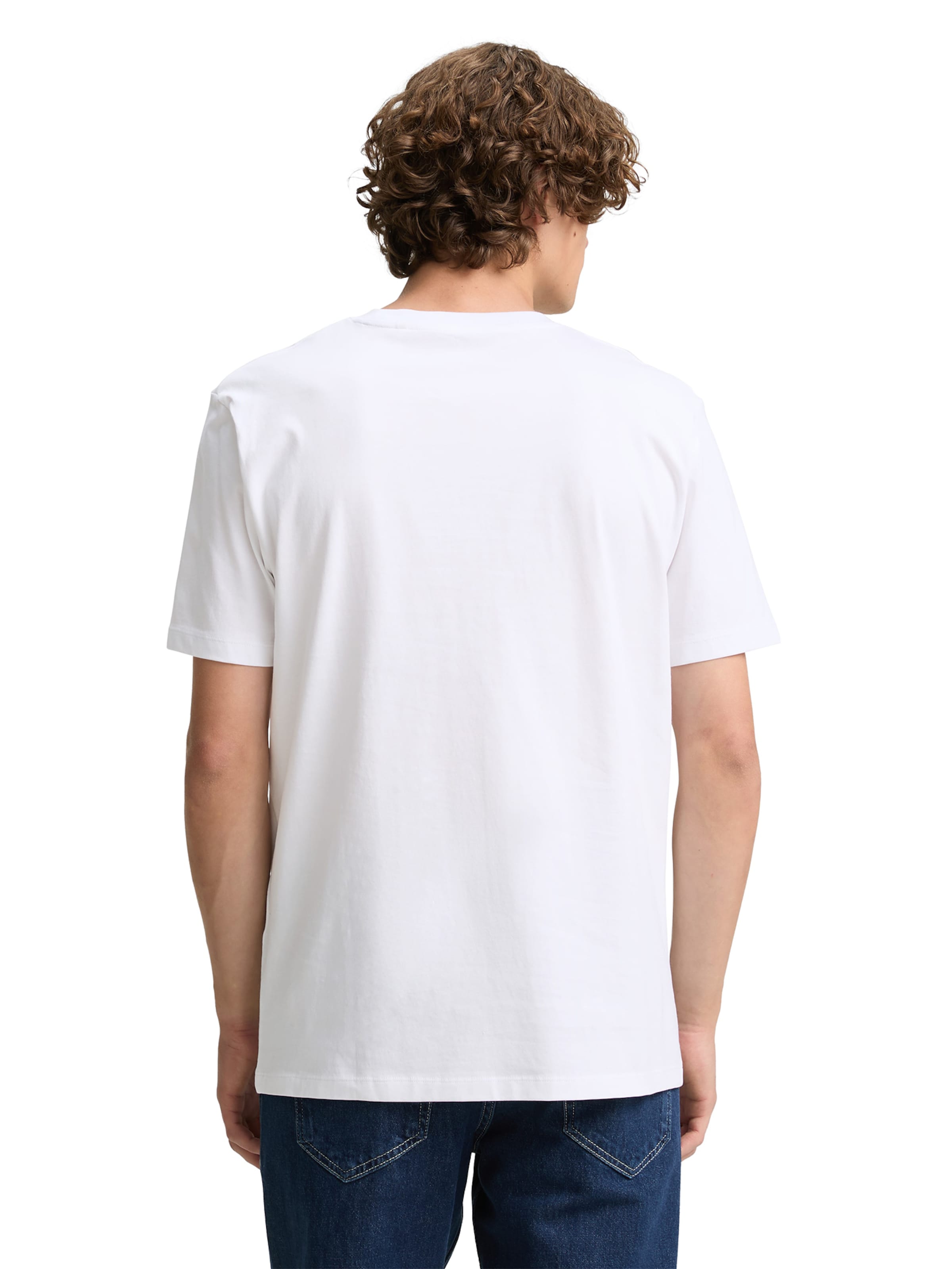 TOM TAILOR DENIM Póló - fehér