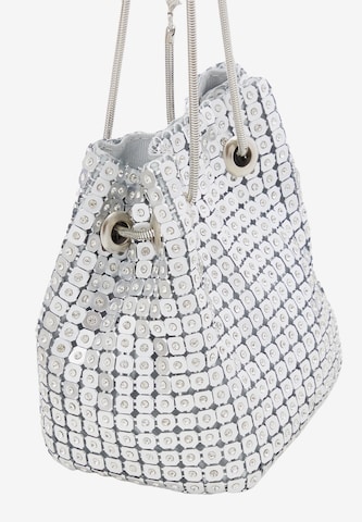 faina Beuteltasche in Silber