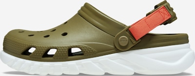 Crocs Dreváky 'Duet Max', veľkosť 43,5 - zelená / oranžová / biela, Produkt