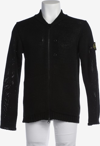 Stone Island Pullover / Strickjacke M in Schwarz: Vorderseite