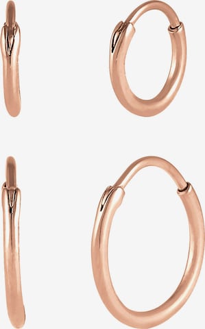 Parure de bijoux 'Creolen-Set' ELLI en or : devant