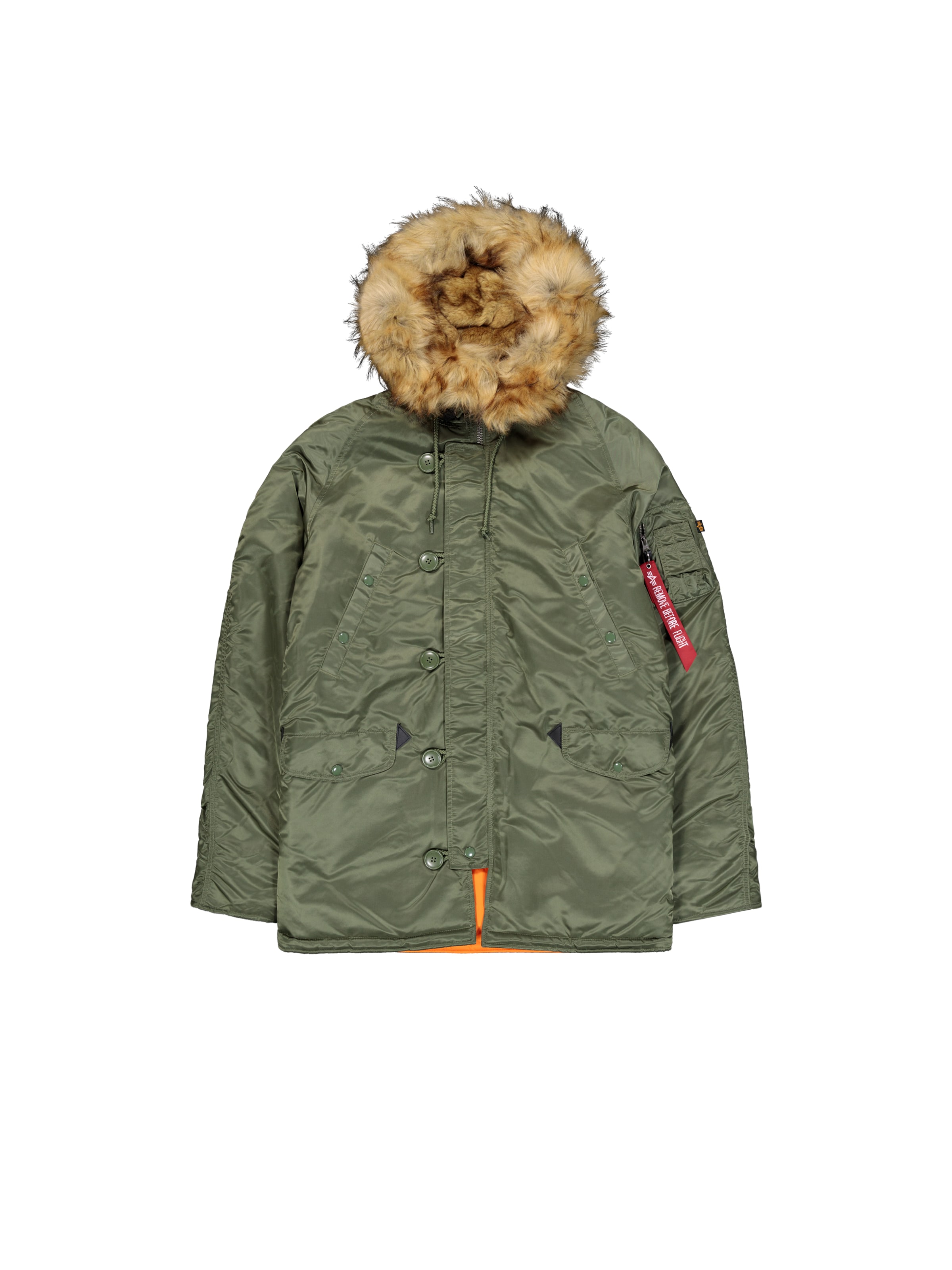 ALPHA INDUSTRIES Winter Jacket 'N3B VF 59' in Green ABOUT YOU