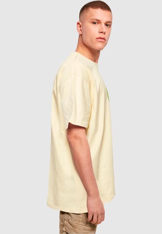 Merchcode T-Shirt 'Beatles - Apple' in Gelb