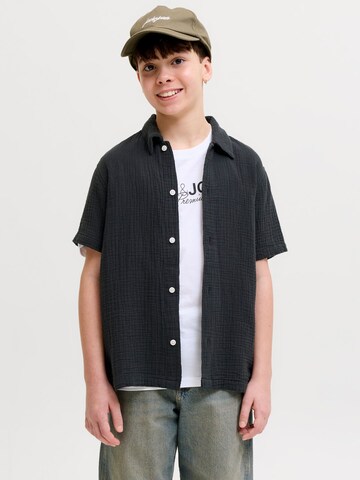 Jack & Jones Junior Regular fit Overhemd in Zwart: voorkant