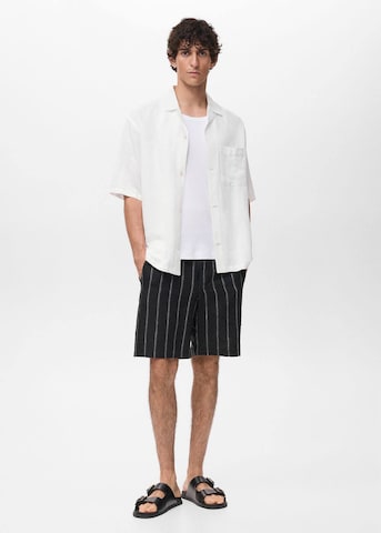 MANGO MAN Regular fit Button Up Shirt 'Banarea' in White