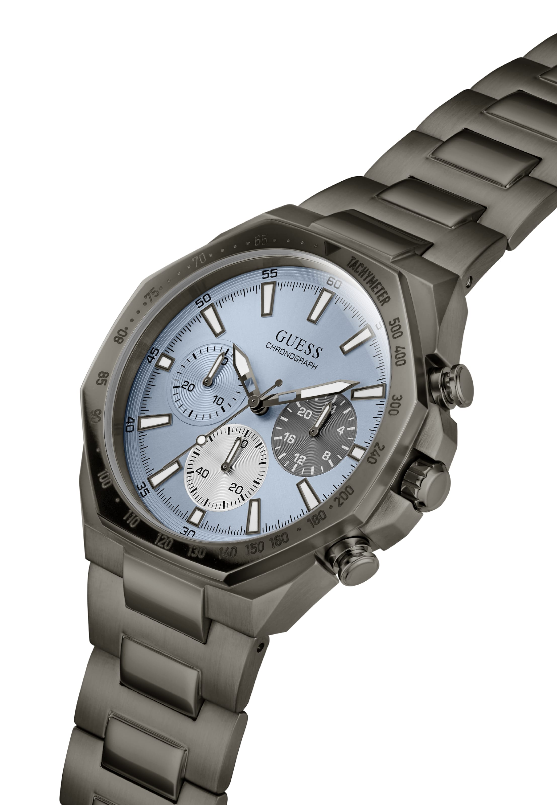 Orologio analogico ' BLAKE ' di GUESS in grigio