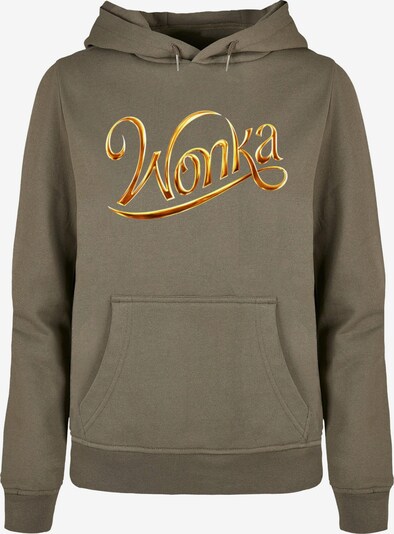ABSOLUTE CULT Sweatshirt 'Wonka' in braun / gold / oliv, Produktansicht