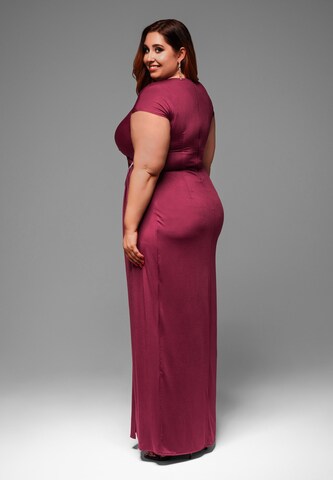 Ombre Evening dress in Red