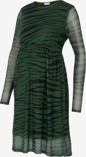 MAMALICIOUS Robe 'Hedda' en vert foncé / noir, Vue avec produit