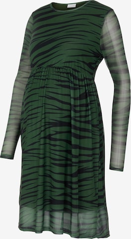 Robe 'Hedda' MAMALICIOUS en vert : devant