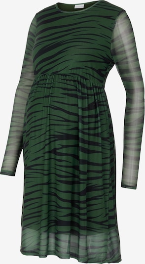 MAMALICIOUS فستان 'Hedda' بـ أخضر غامق / أسود, عرض المنتج