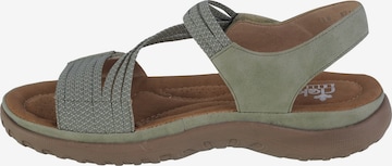 Rieker Sandal 'Rieker Sandals 64870' in Green: front